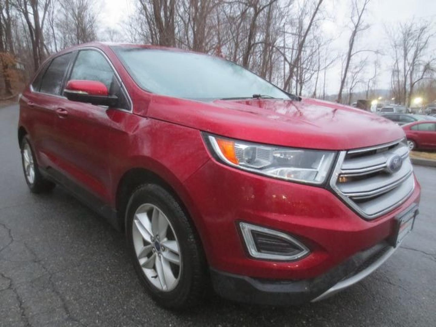 2016 Red /Black Ford Edge SEL AWD (2FMPK4J85GB) with an 3.5L V6 DOHC 24V engine, Automatic transmission, located at 270 US Route 6, Mahopac, NY, 10541, (845) 621-0895, 41.349022, -73.755280 - Photo#1